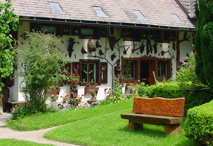 Schnitzerstube in Münstertal im Schwarzwald